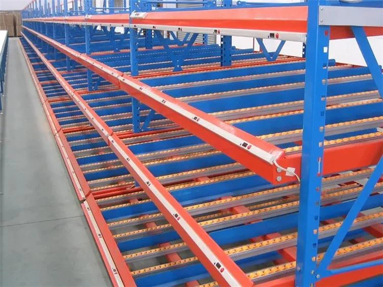 Carton Flow Shelving front view Carton Flow Shelving front view