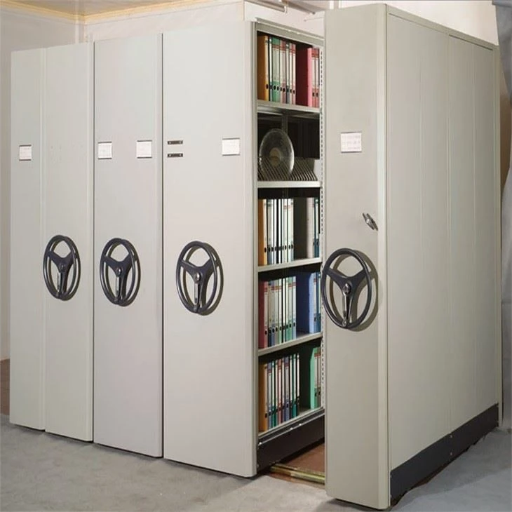 China Customized Bank Filing Storage Cabinet Movable Steel Manual ...