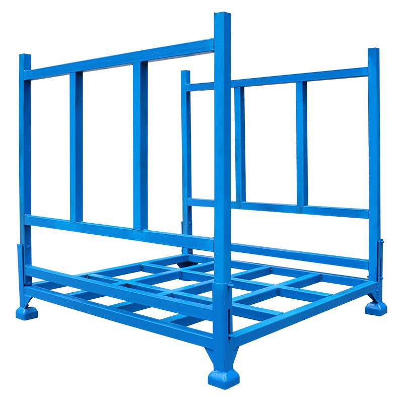 Easily Assembled Warehouse Foldable Stackable Steel Tire Rack