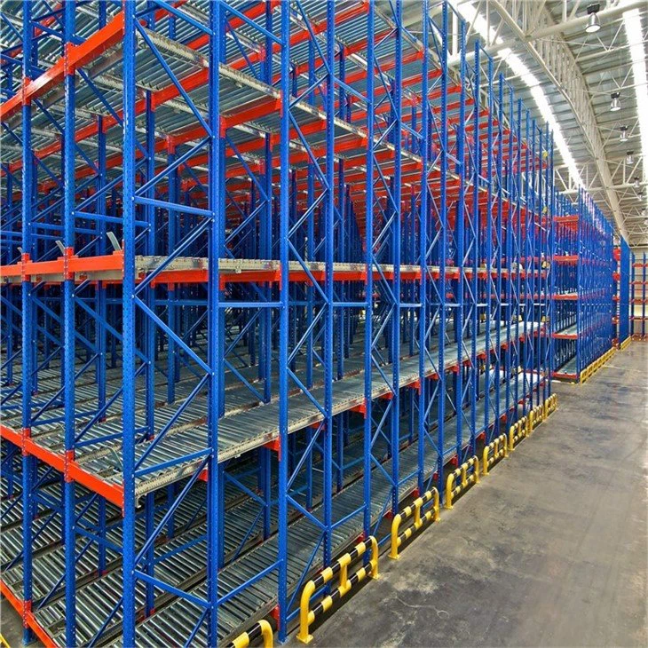 Heavy Duty Metal Gravity Pallet Flow Rack System Heavy Duty Metal Gravity Pallet Flow Rack System