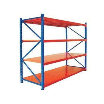 Heavy-duty steel warehouse racking system for medium-duty storage Heavy-duty steel warehouse racking system for medium-duty storage