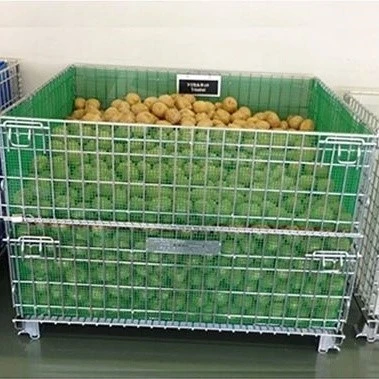 Wire Mesh Storage Cage for Fresh Produce Wire Mesh Storage Cage for Fresh Produce
