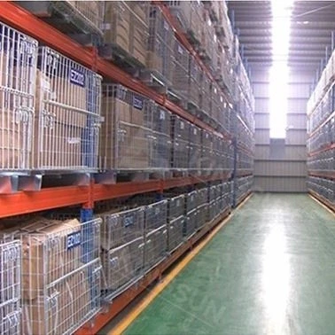 Wire Mesh Cages Used with Warehouse Pallet Racking Wire Mesh Cages Used with Warehouse Pallet Racking